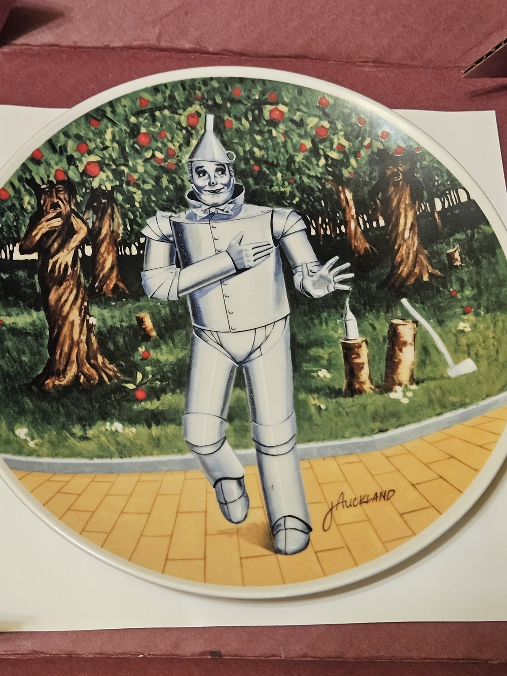 Knowles "If I Only Had a Heart" Display Collector Plate W/COA